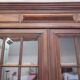 Vitrine bibliothèque H234 noyer XIX°