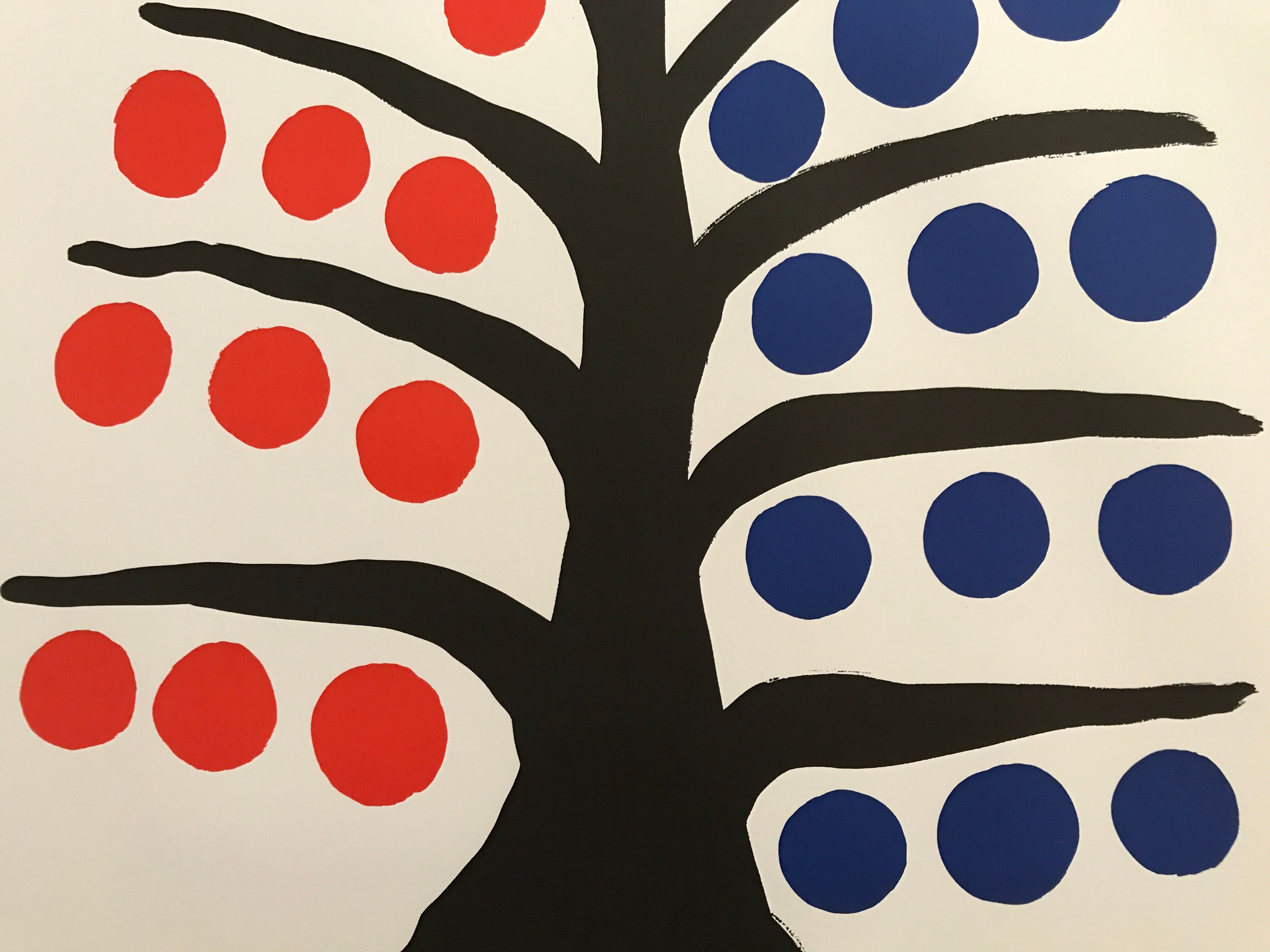Original lithographic poster by Alexander Calder, The Tree, 1971