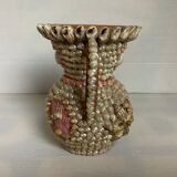 Shell vase folk art