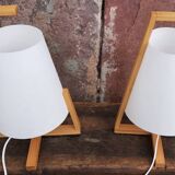 Pair of bedside lamps