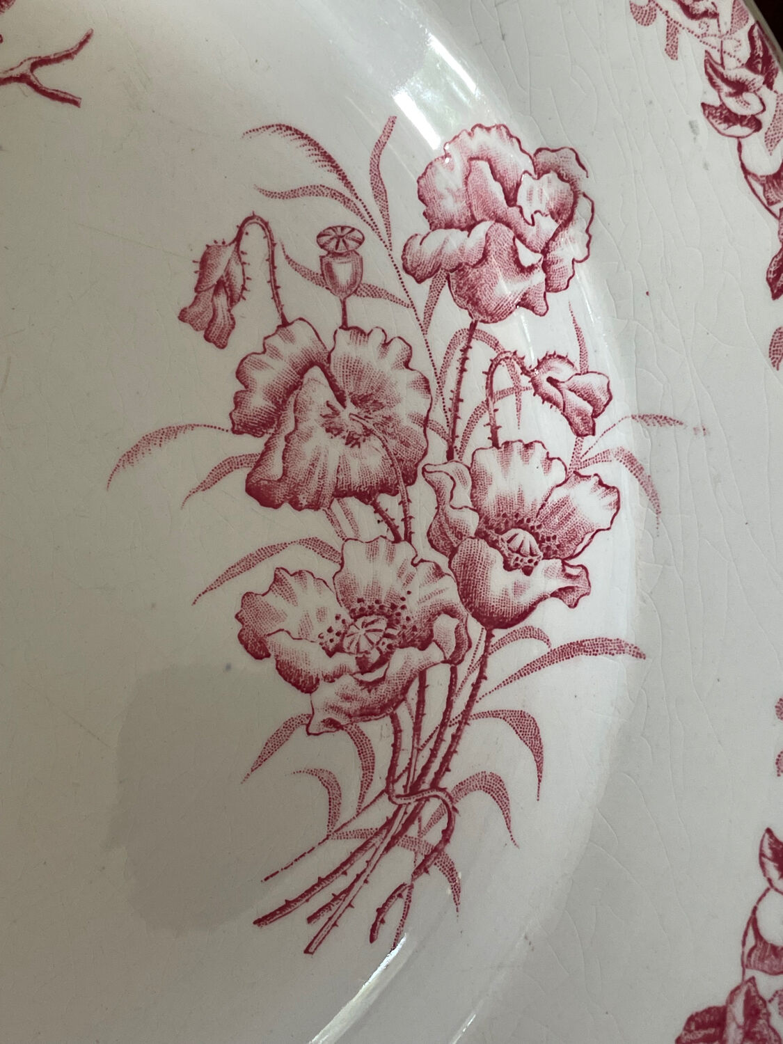 Set of three iron earth dishes