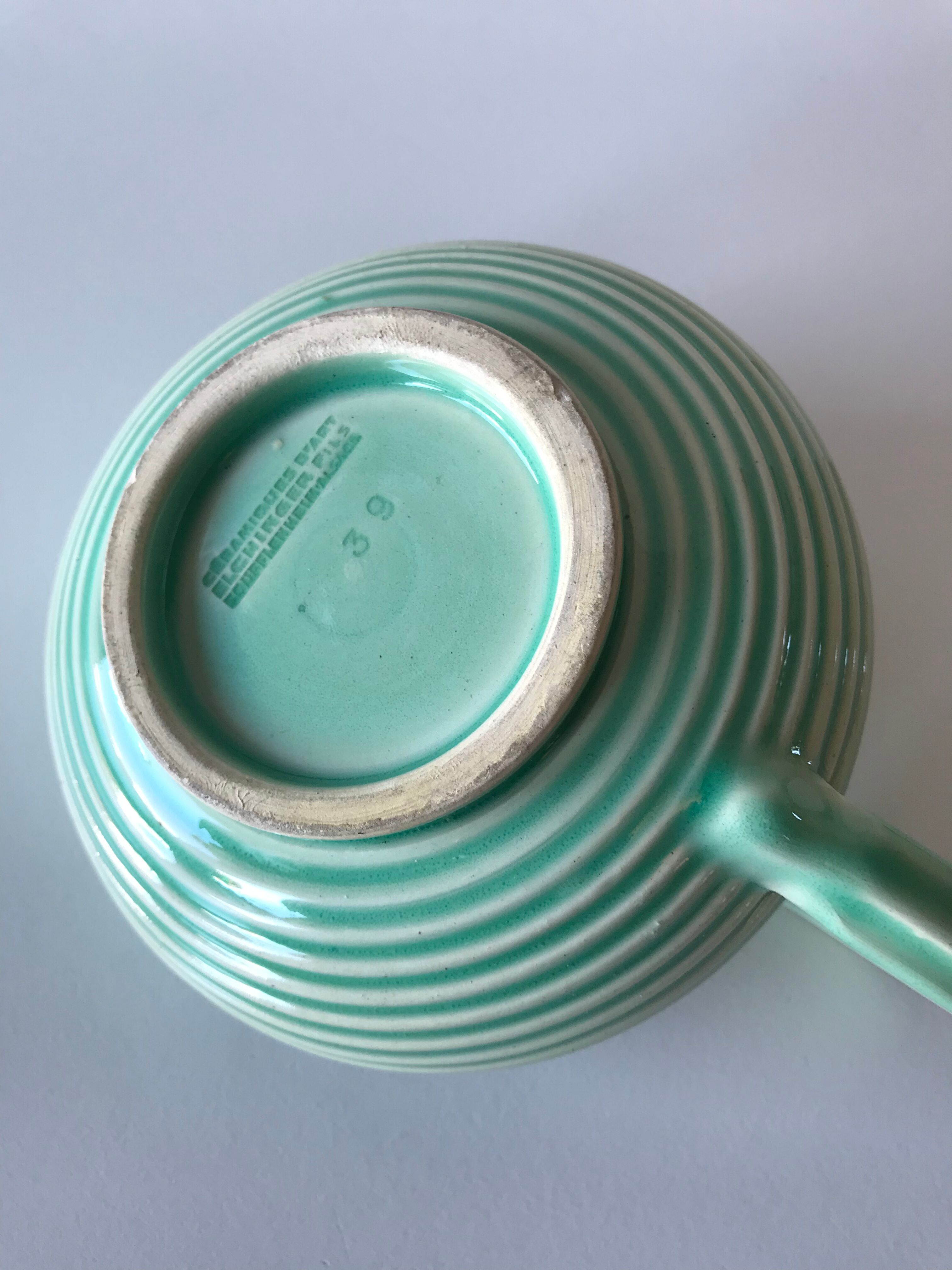 Candlestick in ceramic Elchinger