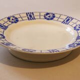 Low ceramic compote stamped Les Vignerons