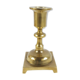 Golden brass candlestick
