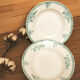 Set of 6 ceramic plates St-Amand