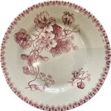 Iron earth porcelain plate from Gien