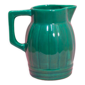 Orchies green vintage pitcher