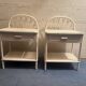 Duo de tables de chevet vintage