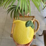 Ceramic jug with a lemon design.