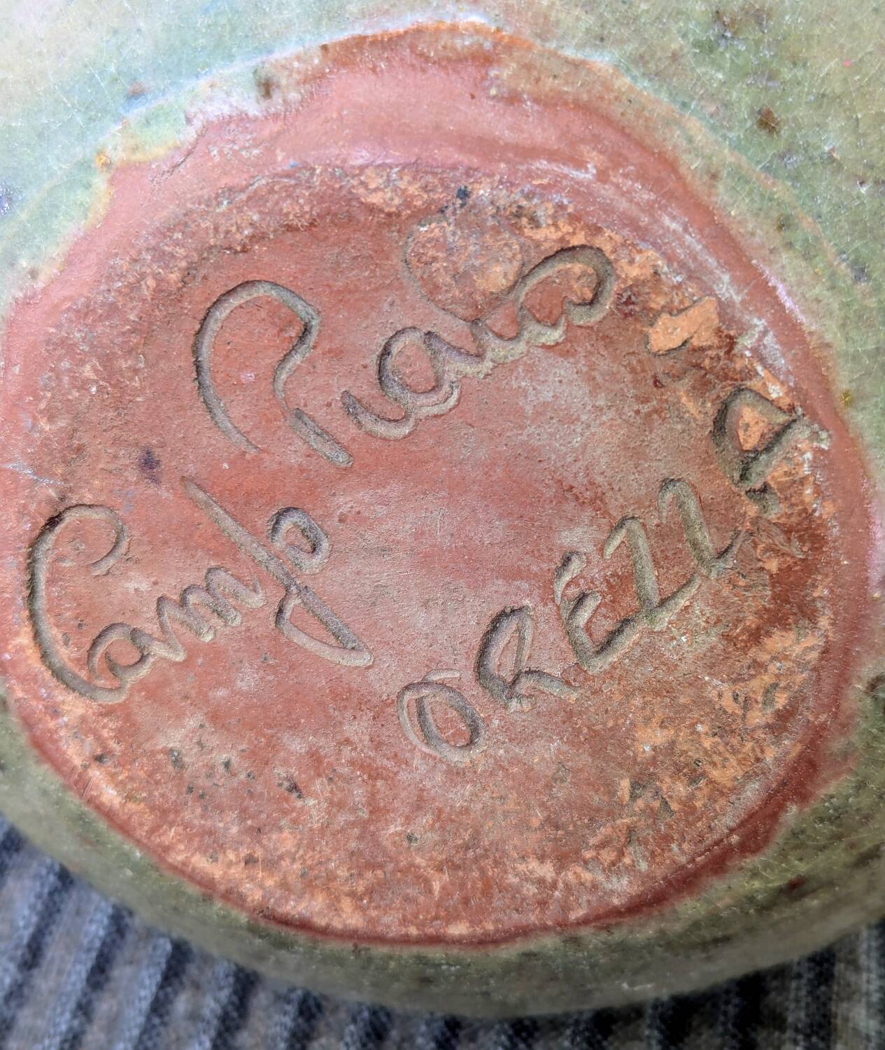 Brutalist pitcher Campo Piano Corsica early 20th century