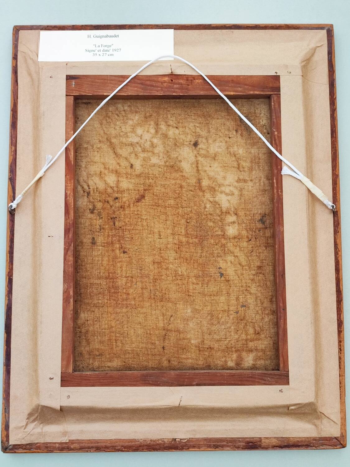 Oil painting by H. Guignabaudet