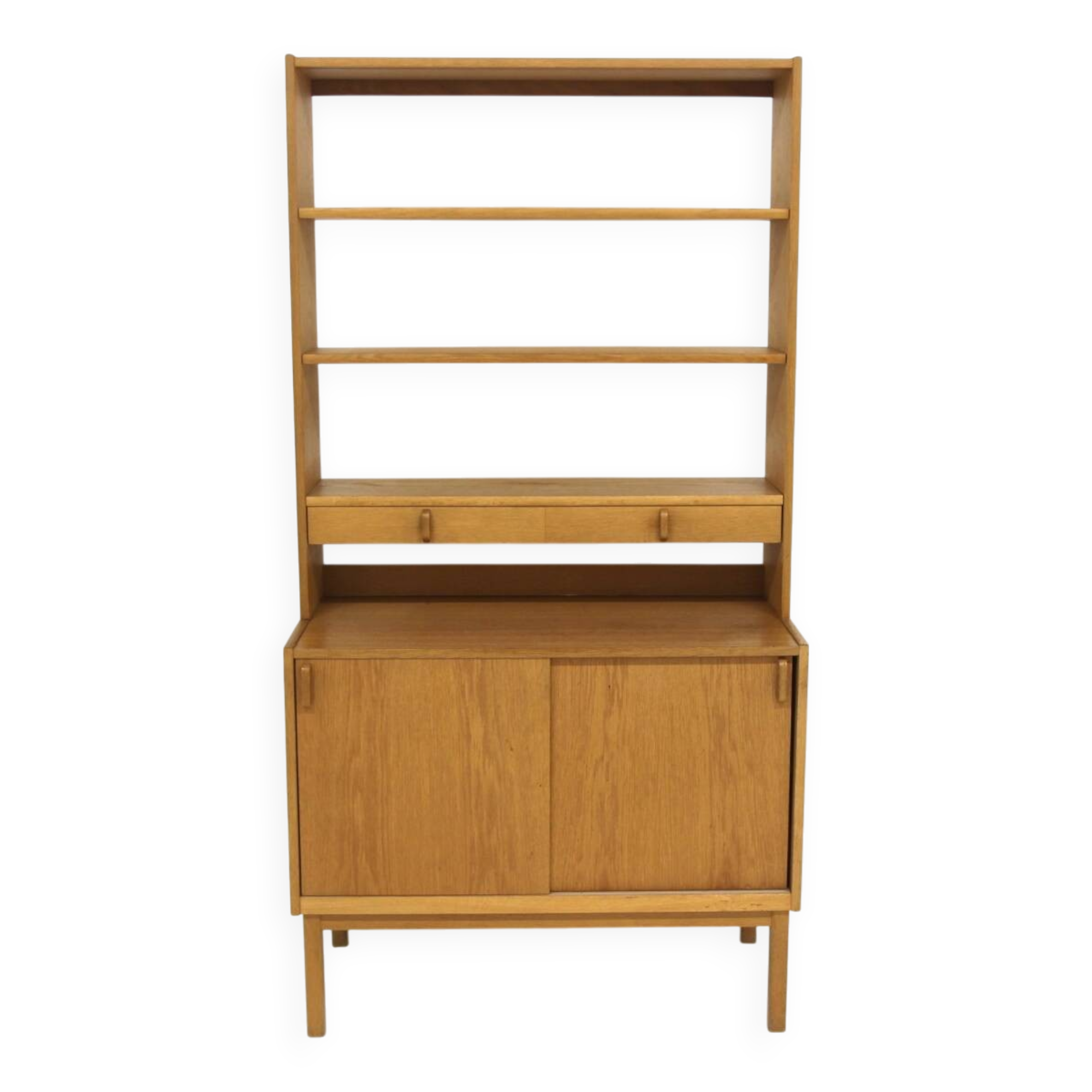 Scandinavian oak bookcase, Bertil Fridhagen, Bodafors, Sweden, 1960