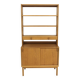 Scandinavian oak bookcase, Bertil Fridhagen, Bodafors, Sweden, 1960