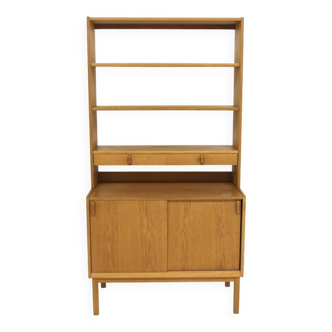 Scandinavian oak bookcase, Bertil Fridhagen, Bodafors, Sweden, 1960