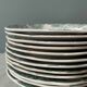 Series of 12 Terre de Fer flat plates in Onnaing earthenware, Sylvia model