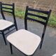 Lot de 4 chaises vintage design scandinave