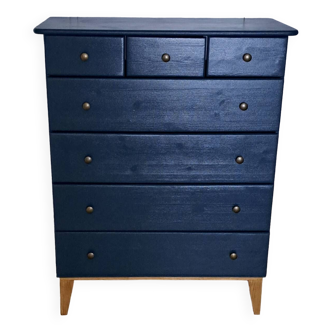 Rød Sødgren blue ganne 3 chest of drawers