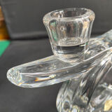 Vannes le Châtel - Candle holders with 2 lights (2) - Cristal