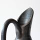 Vintage Handmade Black Pottery Vase from Bisalhaes, 1960's