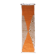 Contemporary Orange Runner Rug - 351 x 97 cm