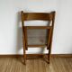 Rattan folding chair