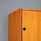 Vintage teak veneer wardrobe, designer, Italy, 1960s