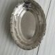 Antique hollow silver-plated metal dish