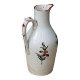 Burette vinaigre en faïence de Lunéville, 19ème siècle