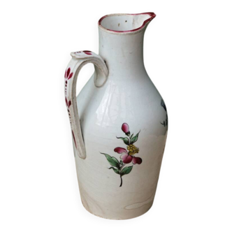 Vinegar burette in Lunéville earthenware, 19th century