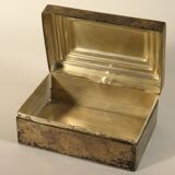 Silver brass jewellery box