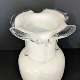 3 vases en verre, artiste verrier Jerzy Słuczan-Orkusz, Pays de l'Est, années 80