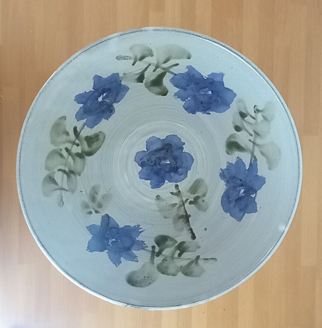 Ceramic salad bowl by Albert and Pyot Thiry in Vallauris