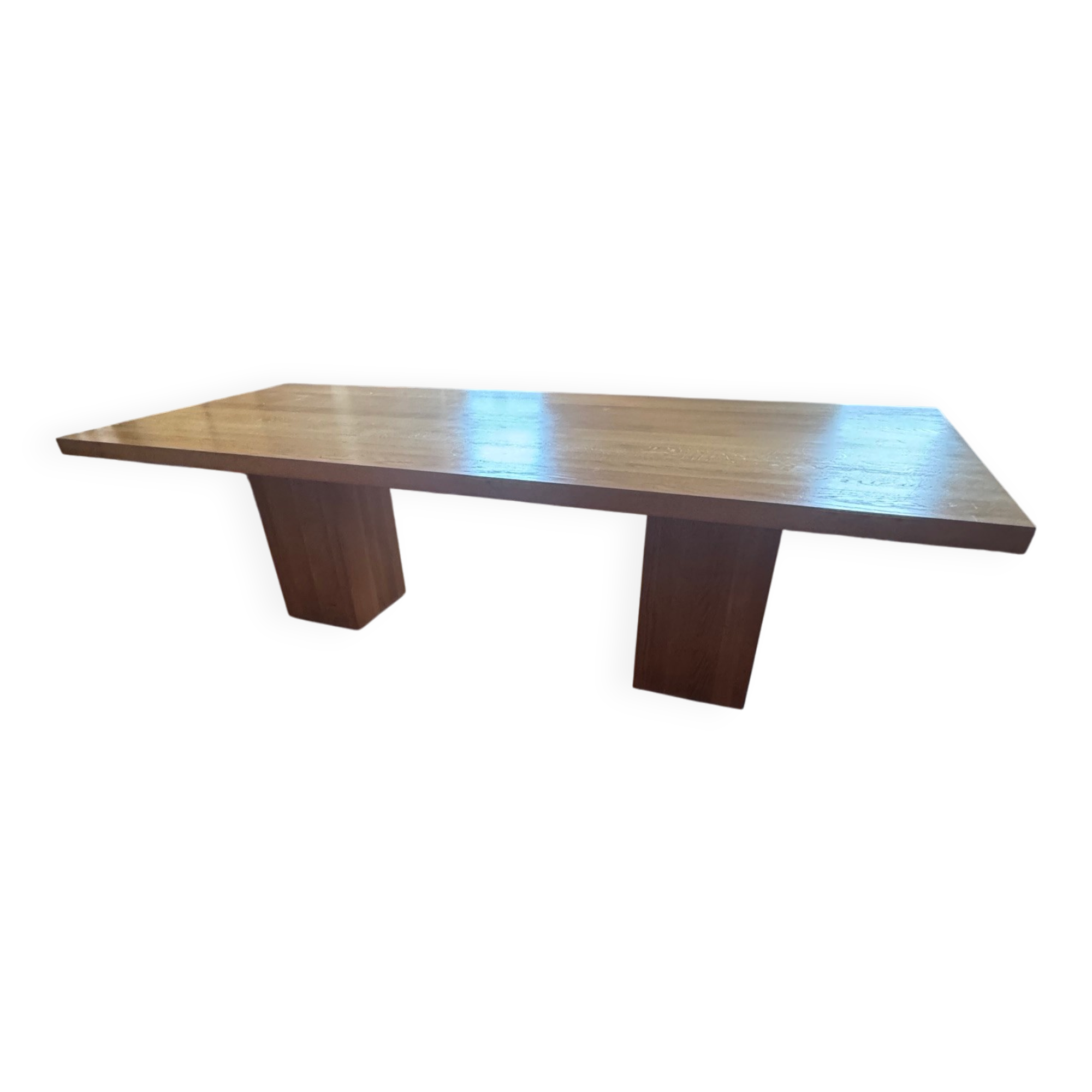 Large Riva 1920 table in solid oak, 240 cm