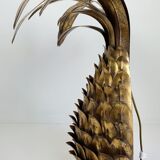 Ananas  wall light  paire  years 70" in gold metal