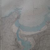 Nautical chart of the Bay of Hendaye