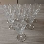 Set of 8 champagne flutes