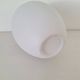 White porcelain egg vase