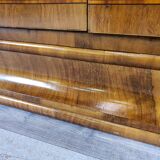 Art Decò Bedsides in Walnut