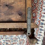 Old carved wooden kitchen shelf