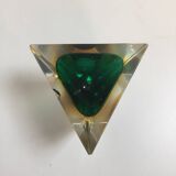 Glass ashtray Murano