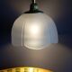 White frosted corolla nomad hanging lamp