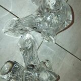 2 large crystal chandeliers from the 50s/60s.