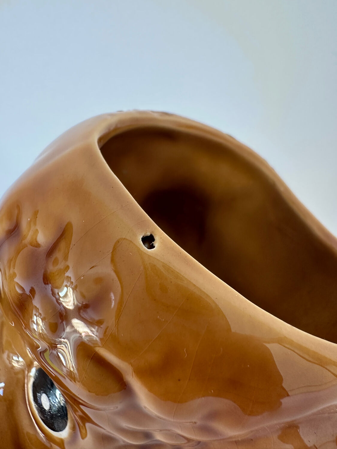 Vintage ceramic zoomorphic jug