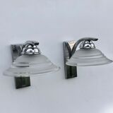 Pair of sconces, art deco