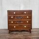 Commode semainier chiffonnier vintage chêne 1950 style Art deco