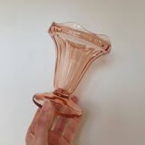 Rosaline style pink glass ice cream cups