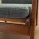 Fauteuil en chêne, design danois, années 1970, production : Danemark