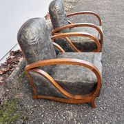 pair of Art Deco armchairs