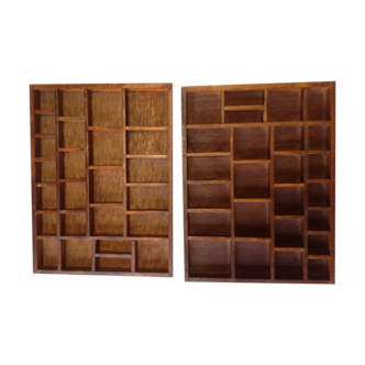 Lot of 2 printing bins