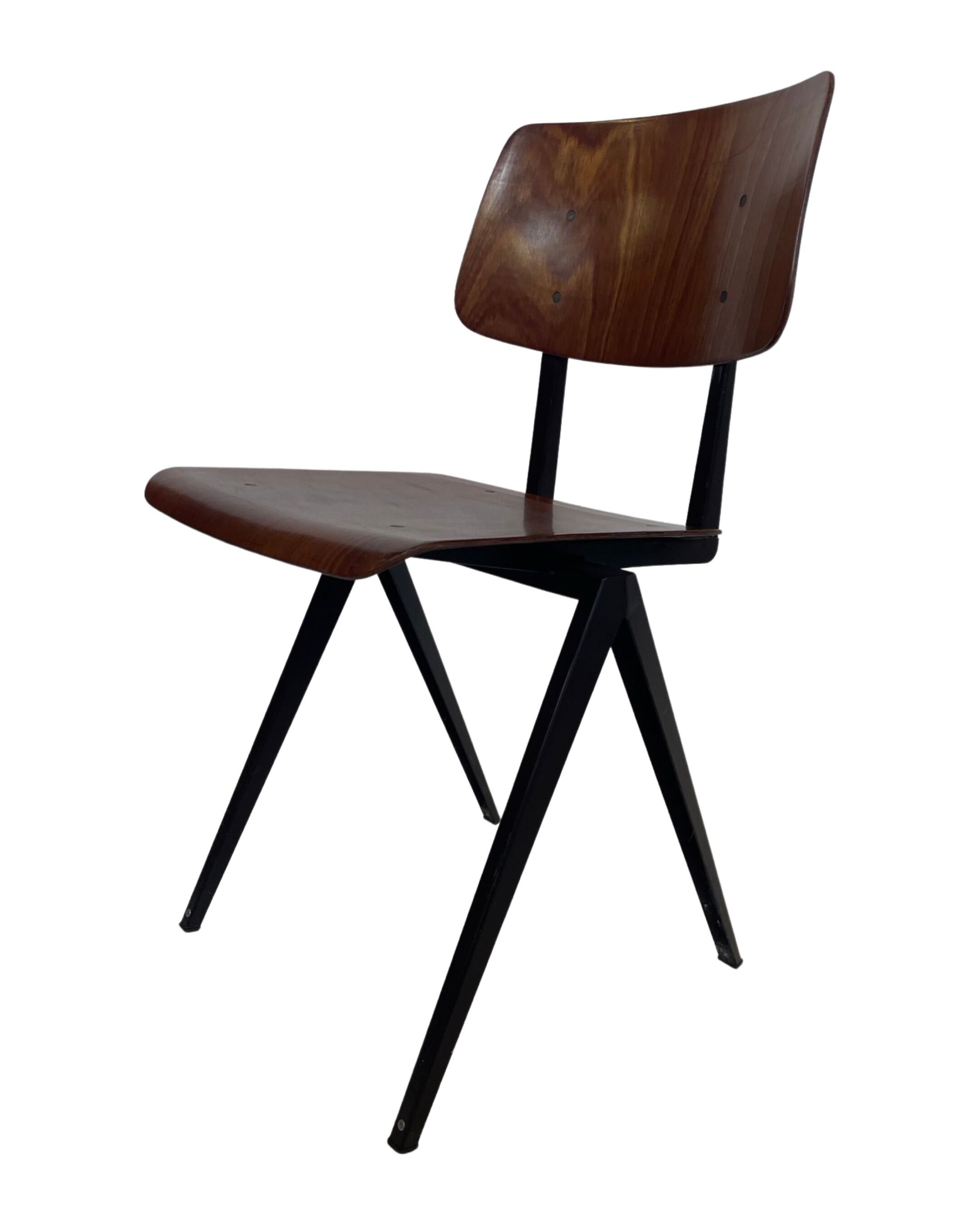 Industrial chair Galvanitas S16 Pagholz Netherlands 60's Design